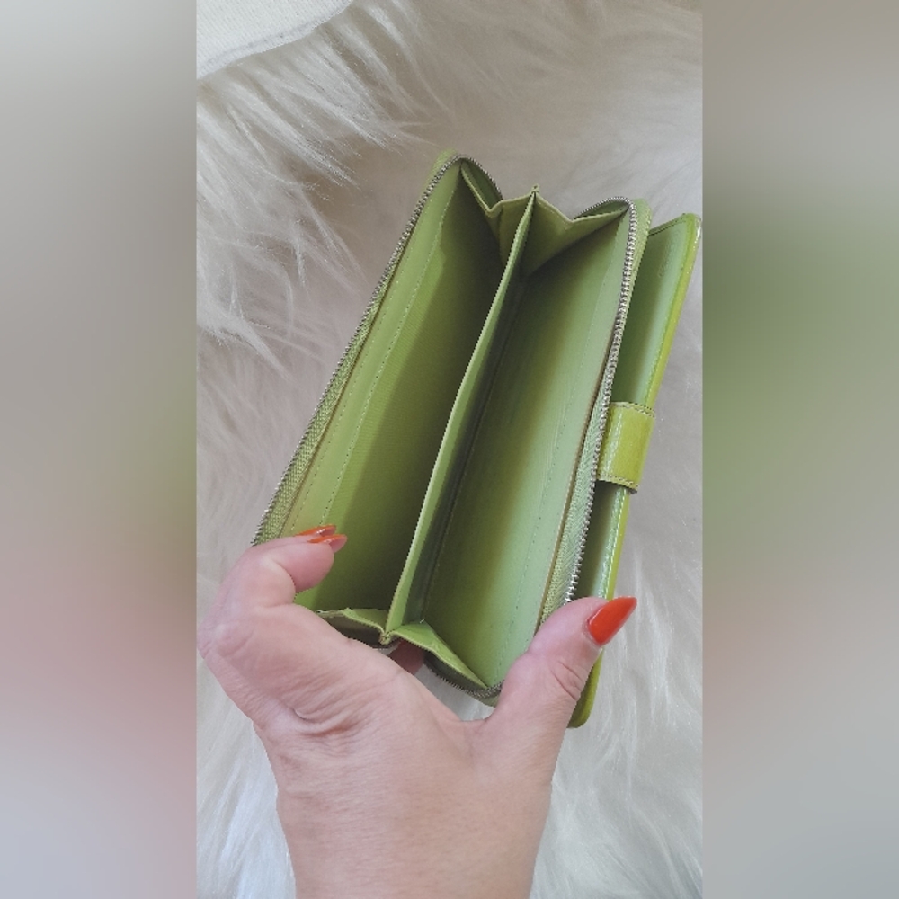 Coach Green vintage snap clutch wallet - Picture 5 of 8
